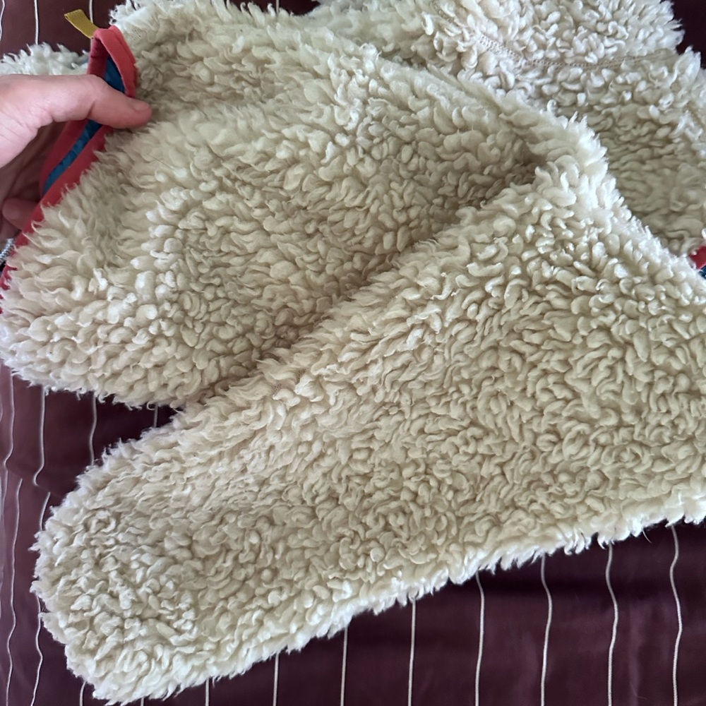 Patagonia Kids Cream Sherpa Jacket - Picture 6 of 6